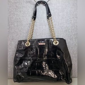 Kate Spade NY Black Patent Leather Shoulder Bag